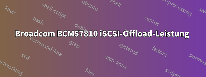 Broadcom BCM57810 iSCSI-Offload-Leistung