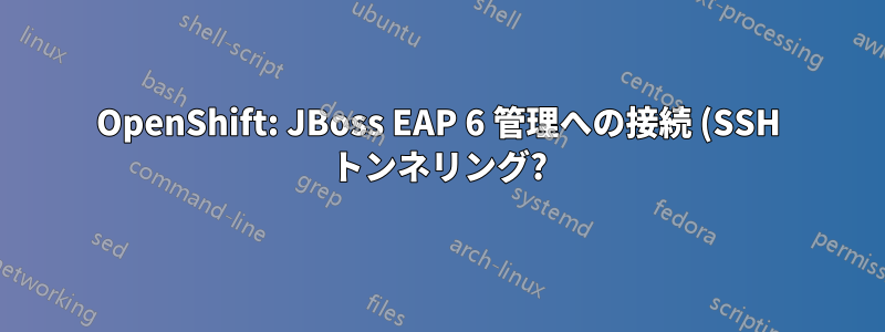 OpenShift: JBoss EAP 6 管理への接続 (SSH トンネリング?)