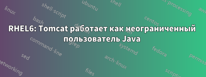 RHEL6: Tomcat работает как неограниченный пользователь Java