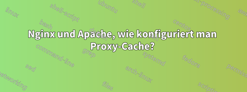 Nginx und Apache, wie konfiguriert man Proxy-Cache?