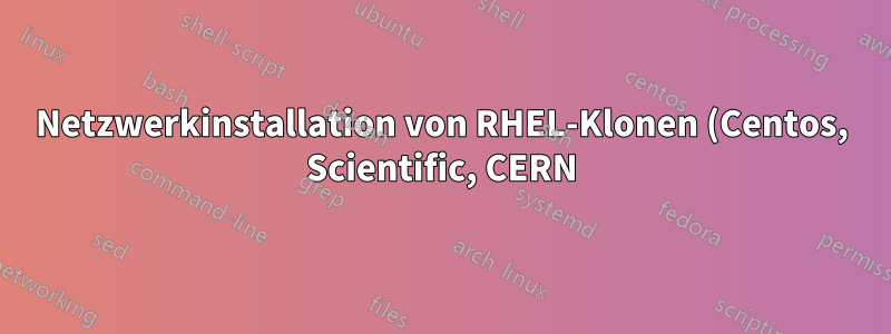 Netzwerkinstallation von RHEL-Klonen (Centos, Scientific, CERN) auf XenServer 6.2
