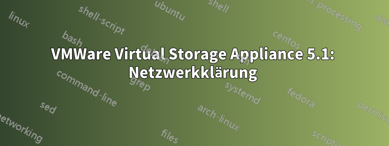 VMWare Virtual Storage Appliance 5.1: Netzwerkklärung