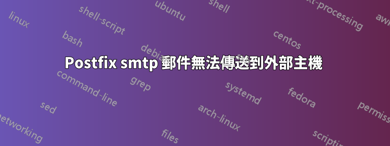 Postfix smtp 郵件無法傳送到外部主機