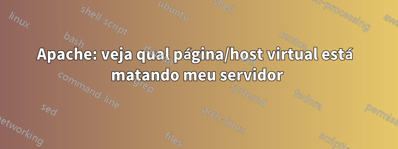 Apache: veja qual página/host virtual está matando meu servidor