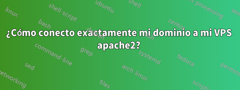 ¿Cómo conecto exactamente mi dominio a mi VPS apache2?