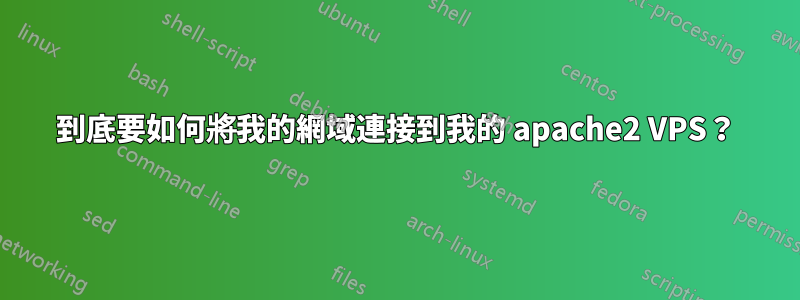 到底要如何將我的網域連接到我的 apache2 VPS？