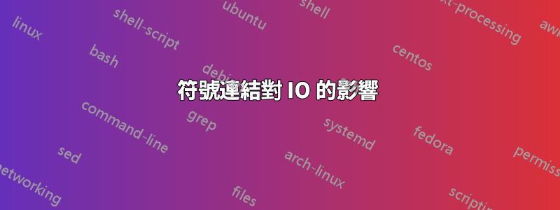 符號連結對 IO 的影響