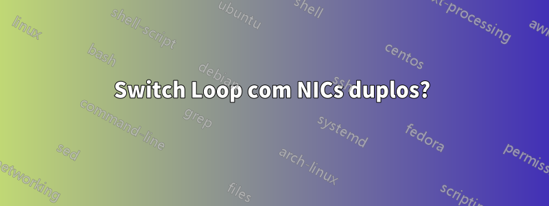 Switch Loop com NICs duplos?