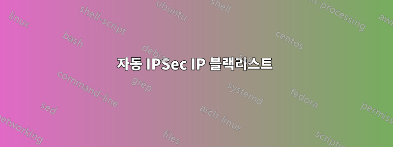 자동 IPSec IP 블랙리스트