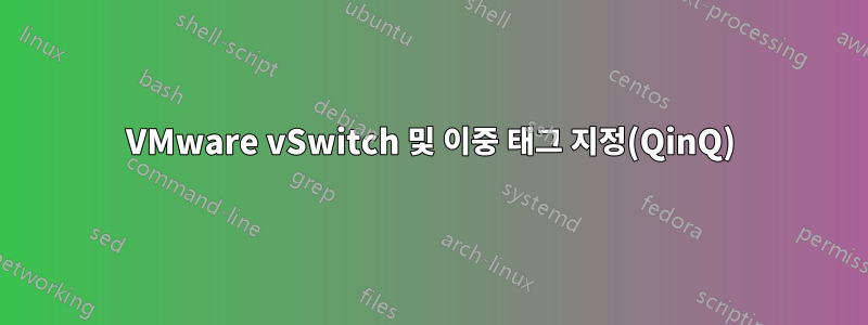 VMware vSwitch 및 이중 태그 지정(QinQ)