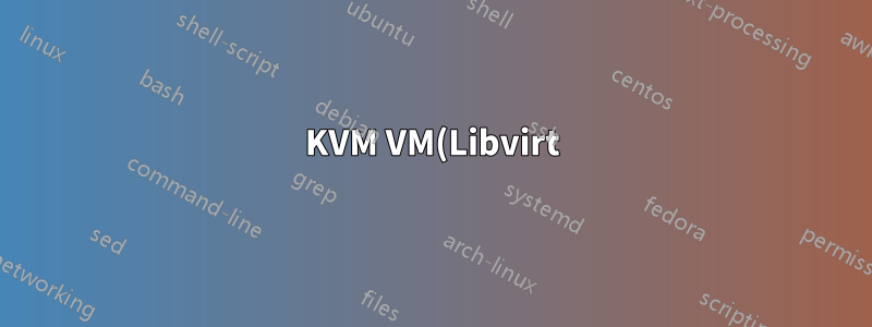 KVM VM(Libvirt)에서 탭 인터페이스의 위치 순서 찾기