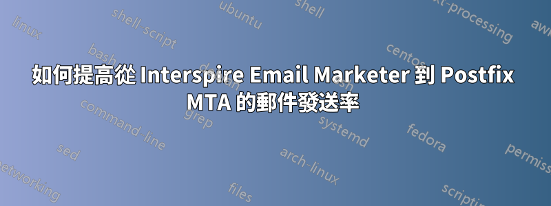 如何提高從 Interspire Email Marketer 到 Postfix MTA 的郵件發送率