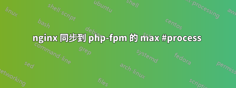 nginx 同步到 php-fpm 的 max #process