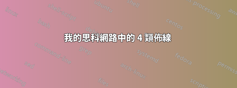 我的思科網路中的 4 類佈線