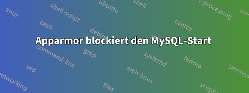 Apparmor blockiert den MySQL-Start