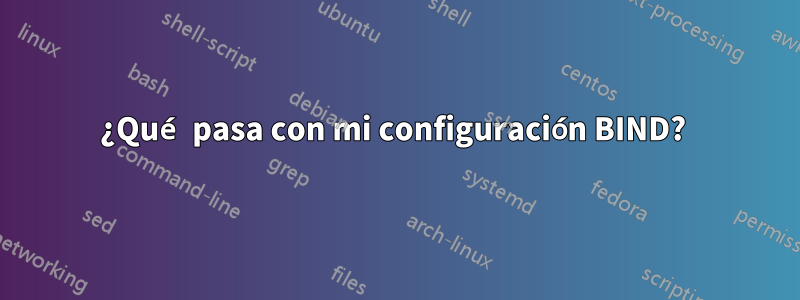 ¿Qué pasa con mi configuración BIND? 