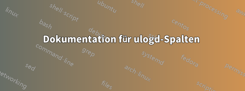 Dokumentation für ulogd-Spalten