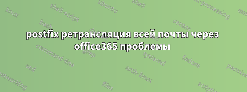 postfix ретрансляция всей почты через office365 проблемы