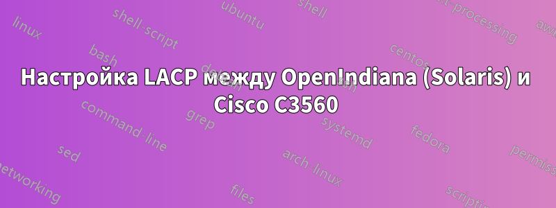 Настройка LACP между OpenIndiana (Solaris) и Cisco C3560