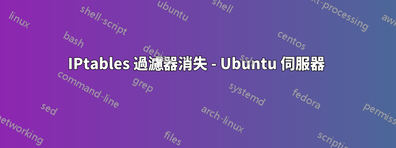 IPtables 過濾器消失 - Ubuntu 伺服器