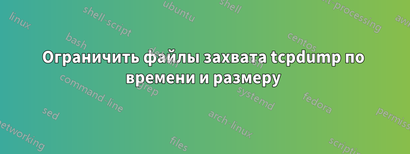 Ограничить файлы захвата tcpdump по времени и размеру