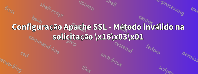 Configuração Apache SSL - Método inválido na solicitação \x16\x03\x01