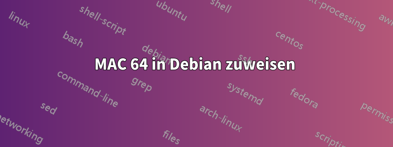 MAC 64 in Debian zuweisen