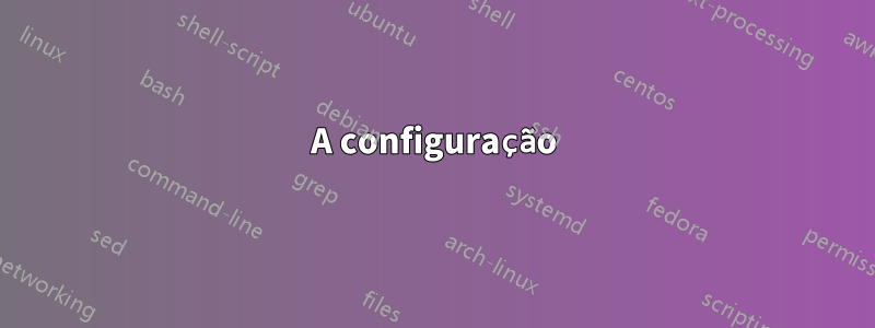 A configuração