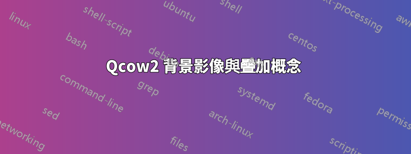 Qcow2 背景影像與疊加概念