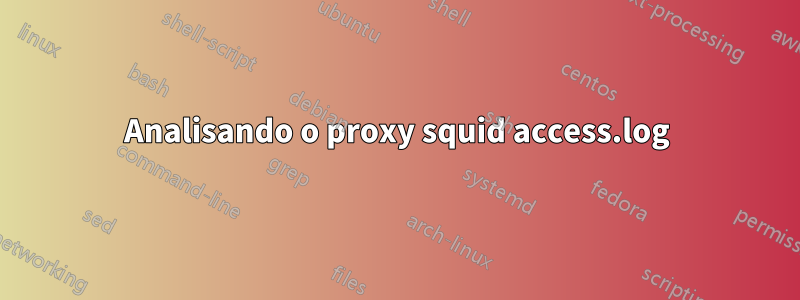 Analisando o proxy squid access.log