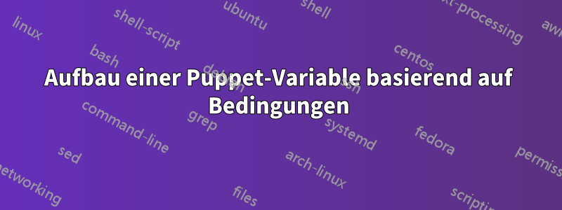 Aufbau einer Puppet-Variable basierend auf Bedingungen