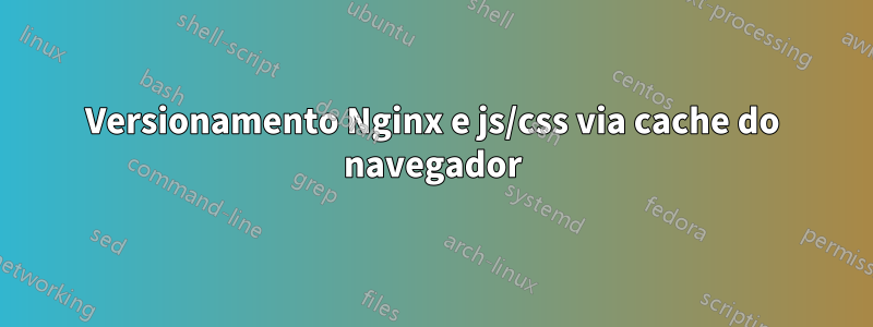 Versionamento Nginx e js/css via cache do navegador