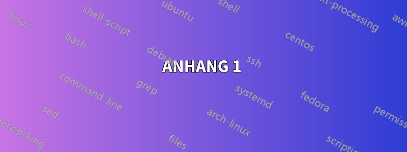 ANHANG 1