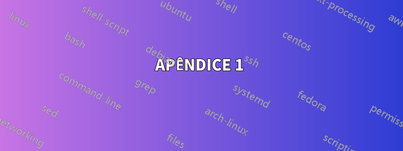 APÊNDICE 1