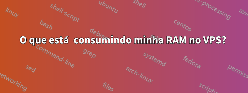 O que está consumindo minha RAM no VPS?