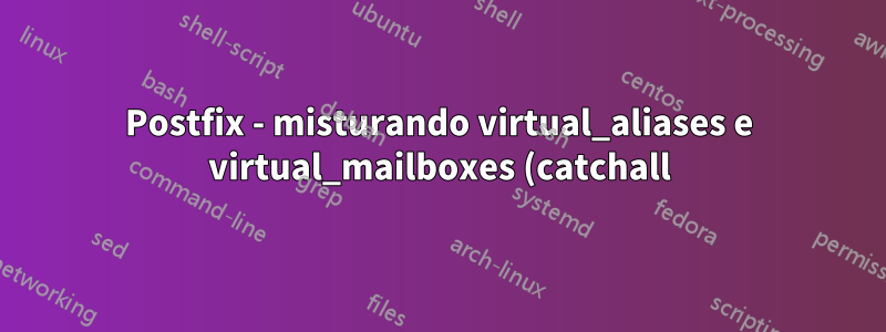 Postfix - misturando virtual_aliases e virtual_mailboxes (catchall)