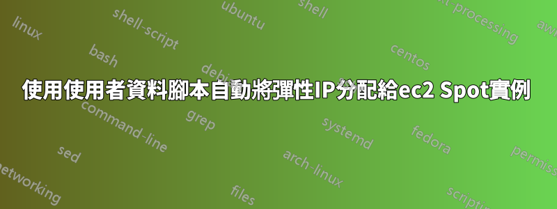使用使用者資料腳本自動將彈性IP分配給ec2 Spot實例