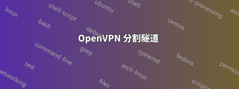 OpenVPN 分割隧道