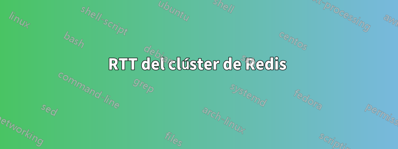 RTT del clúster de Redis