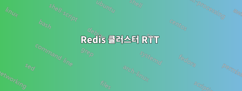 Redis 클러스터 RTT