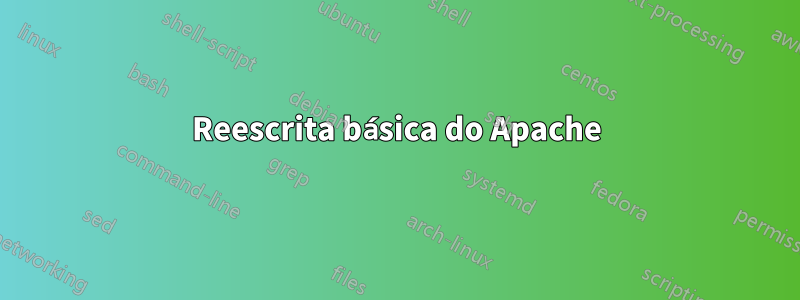 Reescrita básica do Apache