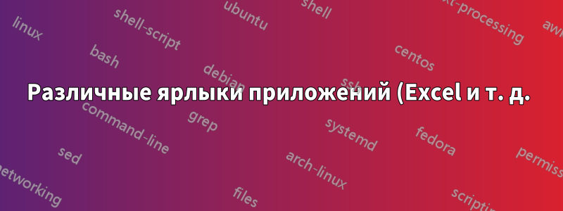 Различные ярлыки приложений (Excel и т. д.) отображают общий значок на SBS 2003. Все пользователи, входящие на сервер, затронуты таким же образом