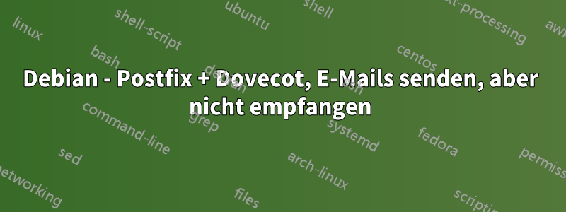 Debian - Postfix + Dovecot, E-Mails senden, aber nicht empfangen