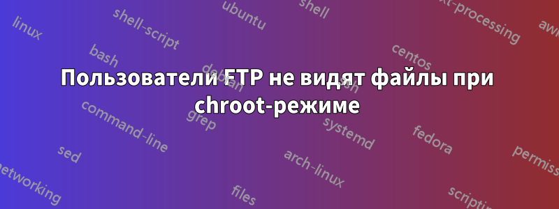 Пользователи FTP не видят файлы при chroot-режиме