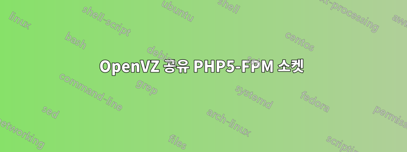 OpenVZ 공유 PHP5-FPM 소켓
