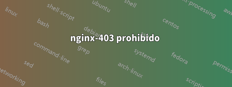 nginx-403 prohibido