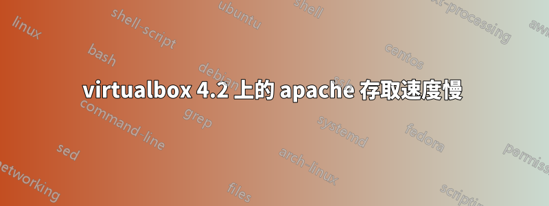 virtualbox 4.2 上的 apache 存取速度慢