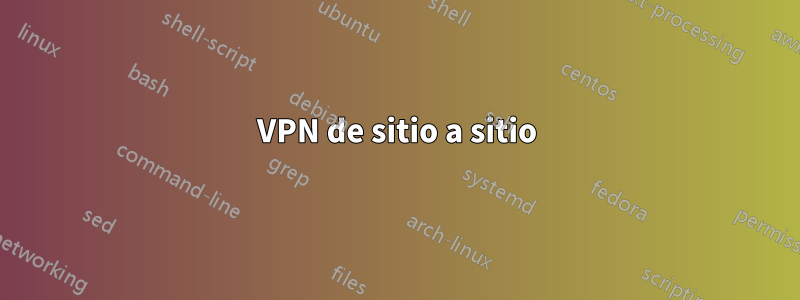 VPN de sitio a sitio