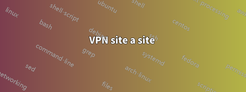 VPN site a site