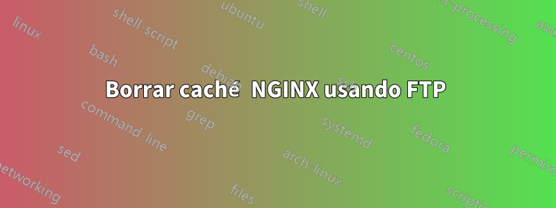Borrar caché NGINX usando FTP